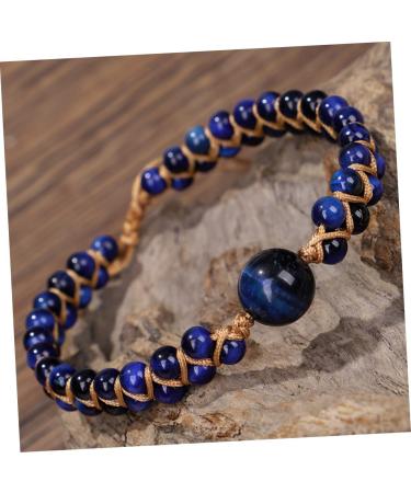 DOITOOL Anti Motion Sickness Bracelet | Blue Crystal Dainty Bracelet for Car Sickness | Portable Beaded Female Accessory - Buy Online on GoSupps.com