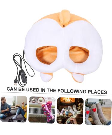 Buy Solustre USB Heated Shoes & Foot Warmers | Winter Comfort & Warmth | Plush Boot & Pillow 36x33x16cm - Buy Online on GoSupps.com