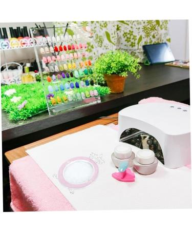 Healeved 1pc Nail Display Board Pearl Nail Polish Nail Manicure Photo Display Board Vintage Decor Nail Tools Manicure Frame Photo Stand for Pictures Lash Tools Bracket Pink Abs Household 11.2x7.5cm Pink - Buy Online on GoSupps.com