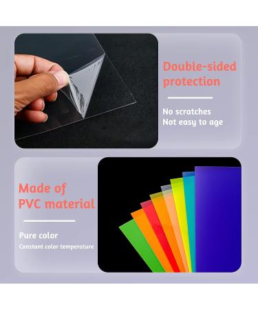 8pcs Color Correction Gel Light Filters for Photography Studio Flashlight - Premium Lighting Gels Sheet for LED Lights - Buy Online on GoSupps.com