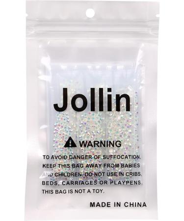Jollin 3456pcs Flatback Rhinestones Glass Charms Diamantes Gems Stones for Nail Art 6 Size ss4 ss12 Transparent AB - Buy Online on GoSupps.com
