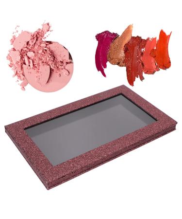 Magnetic Empty Makeup Blush Eyeshadow Palette with Transparent Lid & Mirror - Versatile Refillable Magnetic Makeup Organizer - Buy Online on GoSupps.com