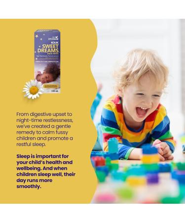 Dr. Chase Pediatrics Kolik Sweet Dreams Gripe Water Nighttime Formula All Natural Gas Drops for Babies - Herbal Formula to Ease Digestive Discomfort & Fussiness Alcohol Free 150ml - Buy Online on GoSupps.com