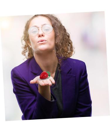 FRCOLOR Strawberry Shape Moisturizing Lip Care for Women Men Alternative Compact Travel Supply - Buy Online on GoSupps.com