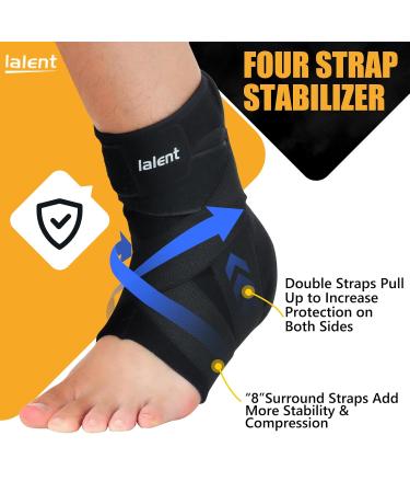 Ankle Brace for Sprains & Injuries - Lace-Up Support for Running Basketball & Volleyball - Recovery for Men & Women - Buy Online on GoSupps.com