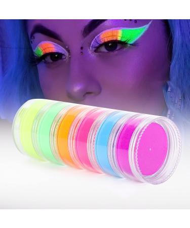 8pcs UV Body Paint Kit - Glow in the Dark Makeup Set for Halloween & Black Light Body Painting - Buy Online on GoSupps.com
