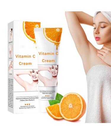 Body VVhitening Cream for Intimate Areas and Bikini Area Quick Results Vitamin C Skin Care Cream for Underarm Neck Armpit Elbow Knees Private Area and Inner Thigh 1.8 FL.Oz