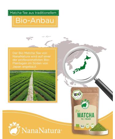 Buy Premium Culinary Matcha Powder Bio 100g | 100% Natural Japanese Green Tea | Organic Quality | No Additives | Packed in Germany - Buy Online on GoSupps.com