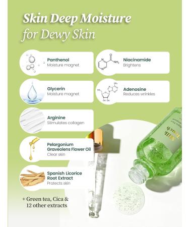 MILKTOUCH Green Apple Pore Collagen Ampoule | Best Daily Moisturizer & Serum with Collagen & Niacinamide for Moisturized Oil-Controlled Skin | 1.35 fl oz - Buy Online on GoSupps.com