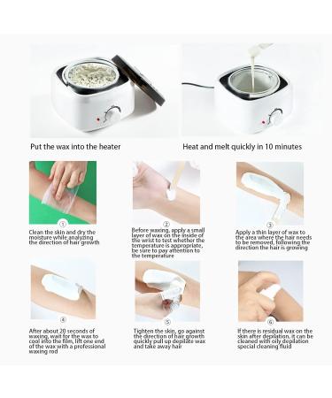 Hair Removal Wax Beans - Painless Fine Hair Removal | Low Melting Point Milk White Wax for Wax Heaters - International Shipping Available - Buy Online on GoSupps.com