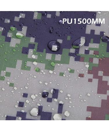 Azarxis Hammock Camping Tarp Rain Fly - Waterproof Shelter Canopy for Outdoor Activities - Camouflage - Buy Online on GoSupps.com