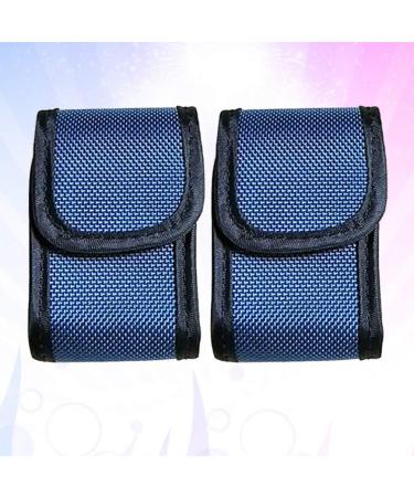 EXCEART Storage Case for Fingertip Pulse Oximeter Blood Oxygen Saturation Monitor Empty Portable Travel Carry Protective Pouch Oxford 2pcs Blue - Buy Online on GoSupps.com