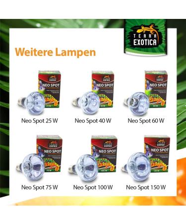 Terra Exotica Neo Spot - UV Reflector Spotlight for Terrariums (25W) | Ideal Heat & Light Source for Inhabitants - Ships Internationally - Buy Online on GoSupps.com