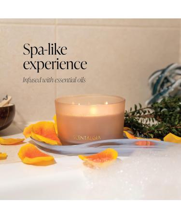 Luxury Scented Candles - Sandalwood Bergamot Jasmine | 20 Oz 3 Wick | 55 Hours Burn | Non-Toxic Soy Wax for Gifts & Home Decor - Buy Online on GoSupps.com