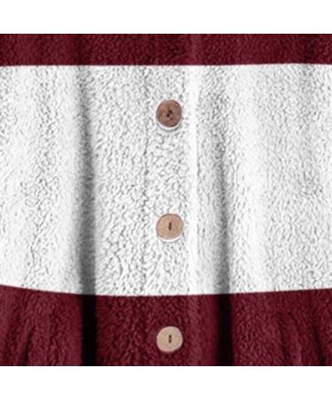 Shop Hanxiulin Oversized Women's Plush Jacket - Winter Hoodie Coat Reversible Outerwear & Casual Sweat Jacket - Buy Online on GoSupps.com