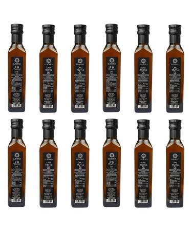 Lussiero Chili Truffle Oil white truffle aroma with fiery chili note in extra virgin olive oil 250ml 12 pack 12 pack 250ml