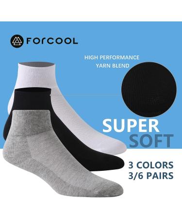 Forcool Non Binding Loose Top Seamless Diabetic Socks for Men and Women - 3/6 Pairs, X-Large Size - Buy Online on GoSupps.com