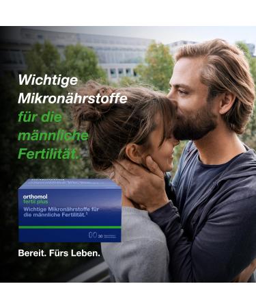 Orthomol Fertil Plus for Men | Boost Male Fertility with Zinc & Selenium | 30 Tablets for Child Conceiving Support - Buy Online on GoSupps.com