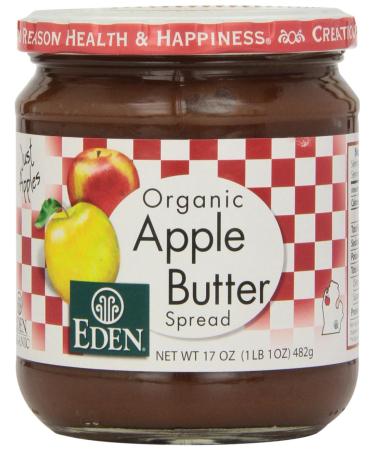 Eden Foods Apple Butter, Og, 17 Ounce (Pack of 3)