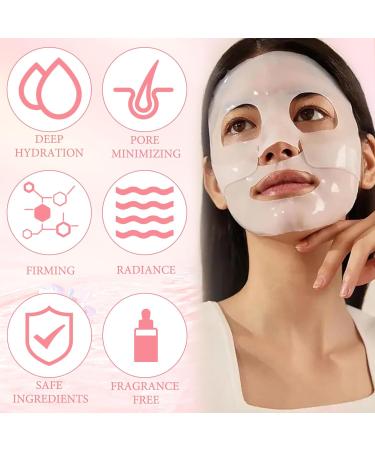 5pcs collagen face mask collagen mask deep collagen mask face collagen mask organic collagen mask korean collagen mask face collagen mask - Buy Online on GoSupps.com