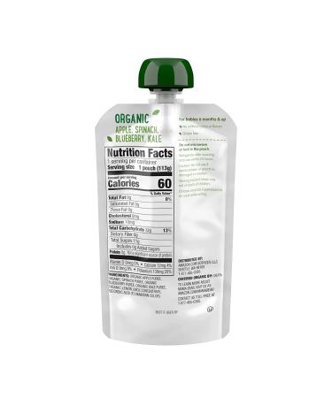 Mama Bear Organic Baby Food Stage 2 Apple Spinach Blueberry Kale 4oz (Pack of 12) - Buy Online on GoSupps.com