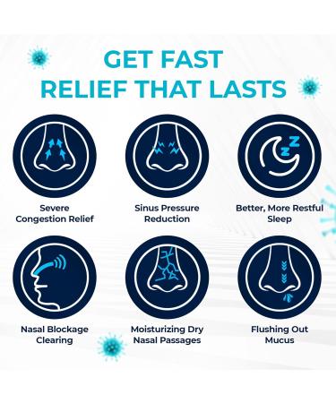 ClearMist Natural Seawater Nasal Spray for Congestion Relief Hypertonic Saline Nasal Spray for Dry Nose Moisturizing Sinus Decongestant Relief for Adults and Kids Made in Sweden Safe for Ages 1+ - Buy Online on GoSupps.com