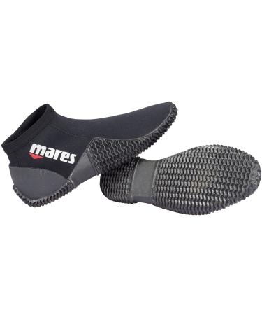 Mares 2mm Neoprene Warm Water Non-Slip Rubber Sole Boot Black Mares - 2mm Mens 10 / Womens 11