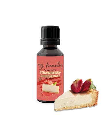 my beauties - Flavour Drops 30 ml - Strawberry Cheesecake - flavour drops for food - sugar-free and low in calories