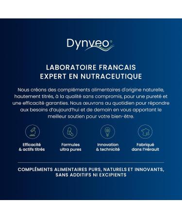 Zinc Bisglycinate - 60 Capsules - Immune System Skin and Vision - Chelated Form for Maximum Bioavailability - 10mg per capsule - 100% Vegan and No Additives - Dynveo - Buy Online on GoSupps.com