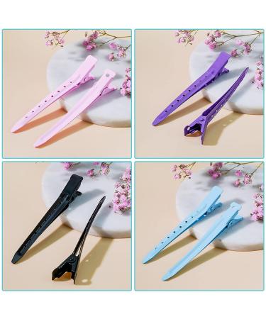 48 Pcs Duck Bill Clips - Bantoye 3.35 Inches Rustproof Metal Alligator Curl Clips for Hair Styling & Coloring - Buy Online on GoSupps.com