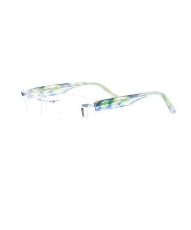 Switch it! Combi 2157 glasses frame interchangeable glasses set blue-green-transparent net