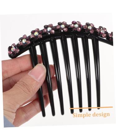 Angoily 1pc Rhinestone Barrettes Wedding Headpiece for Bride Hair Barrettes for Girls Hair Comb Clip Hair Combs 7 Teeth Hair Comb Bridal Hair Accessories Rhinestones Women's - Buy Online on GoSupps.com