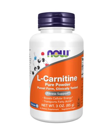Now Foods L-Carnitine Pure Powder 3 oz (85 g) - Buy Online on GoSupps.com