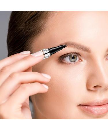 Microblading Eyebrow Pen - Waterproof Makeup Eye Brow Pencils 4 Point Waterproof Smudge-Proof Long-Lasting Eyebrow Definer for Eye Makeup Women Gifts Hersil 01 - Buy Online on GoSupps.com