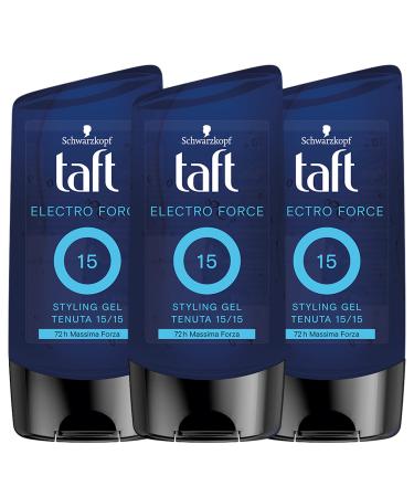 Testanera Gel Taft Electro Force - 3 x 150 ml, Total: 450 ml