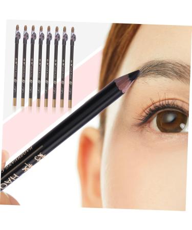 WOONEKY 16 Pcs Makeup Eyebrow Wooden Eyeliner Pencil Long Lasting Eyebrow Pencils Black - Buy Online on GoSupps.com