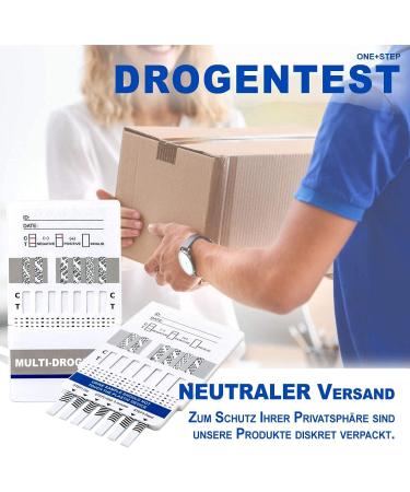 5 x One+Step Multi Drug Test - Accurate Detection of 6 Drug Types | Fast International Shipping - Buy Online on GoSupps.com
