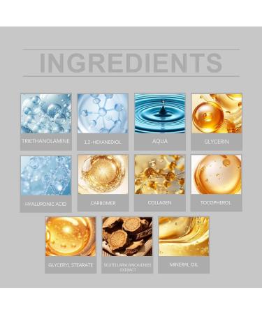 Face Firming Lift Cream with Hyaluronic Acid and Collagen Moisturizing Anti-Aging Facial Cream for Hydrating Firming and Smoothing Skin 50g - Buy Online on GoSupps.com