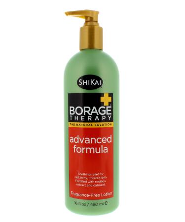 ShiKai Borage Therapy Advanced Formula Lotion, Fragrance Free, 16 Fl Oz Fragrance Free 16 Fl Oz (Pack of 1)