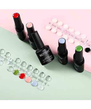 240 False Nail Tips Color Chart Display Card with Adhesive Stickers - Nail Art Color Swatch for Polish - Buy Online on GoSupps.com