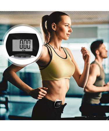 Portable LCD Pedometer for Jogging & Hiking - Step Counter with Calories Burned - Buy Online on GoSupps.com