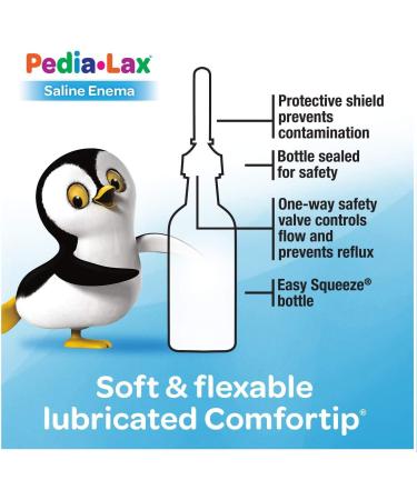 6-Pack Fleet Pedia-Lax Child Enema 2.25 oz - Constipation Relief for Kids - Buy Online on GoSupps.com
