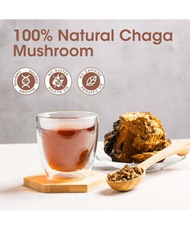 iMATCHME Chaga Tea Bags - Organic Chaga Mushroom Tea - Detox and Digestive Support - Caffeine-Free - 30 Bags - Buy Online on GoSupps.com