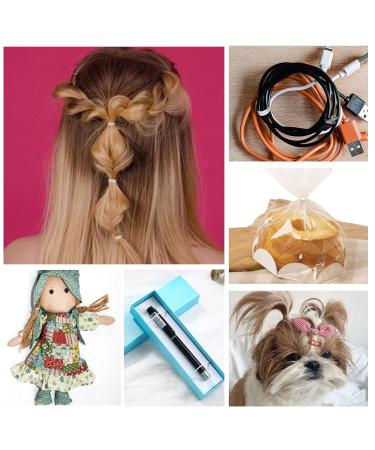 1500pcs Clear Elastic Hair Bands for Girls & Women - Small Rubber Bands for Braids & Hairstyles - No Damage Soft Hair Ties - TUUXI Hair Accessories - Buy Online on GoSupps.com