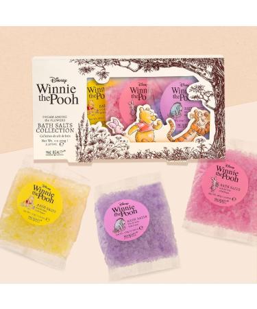 Mad Beauty Disney Winnie The Pooh Bath Salts Trio Set - Wild Flower-Scented | 3x3.5 oz | Body Care for Glowing Skin | Relax & Unwind | Float Your Troubles Away - Buy Online on GoSupps.com