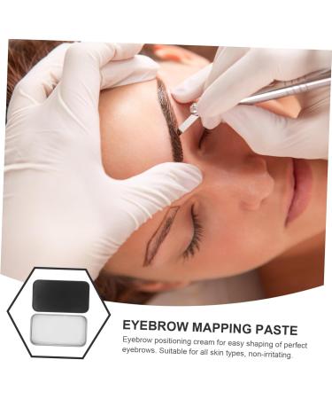 FOMIYES Mapping Practice Women Makeup Cream Eyebrow Paste Tool Brow Position 6.00X3.40X1.20CM Black - Buy Online on GoSupps.com