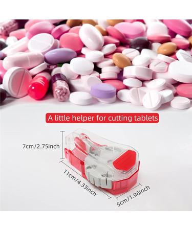 Perfect Pill Cutter - Versatile Pill Splitter for Any Size Pill & Vitamin | Cuts 14 Shapes - Safe Self-Retracting Blade - Buy Online on GoSupps.com