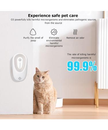 TOPINCN Smart Pet Odor Eliminator & Air Purifier with Night Light - Household Cleaner for Cats Litter Box - Pet Deodorizer Supplies - Buy Online on GoSupps.com