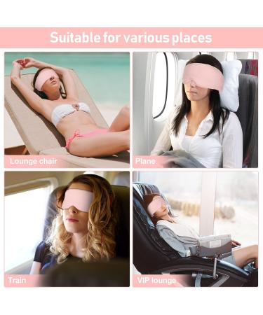 Pink Modal Cotton Sleep Mask for Women - Soft & Comfortable Eye Mask for Sleeping, Napping, and Travel - Buy Online on GoSupps.com