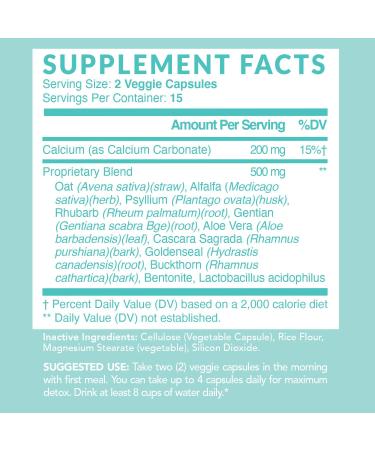 Havasu Nutrition Colon Cleanse - 15 Day Fast-Acting Detox & Weight Loss | Natural Laxative for Constipation & Bloating Relief | 30 Veggie Caps - Buy Online on GoSupps.com
